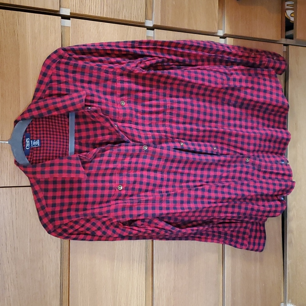 CHAPS Bufflo check button down shirt